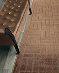 Custom Length Hallway Runner Rug, Slip Resistant, Bricks Brown, 26 Inch X 17 by ORFAHOME
