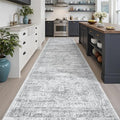 Soalmost Washable Hallway Runner Rug 3x10 Kitchen Entry Rugs Non-Slip, Foldable by Soalmost