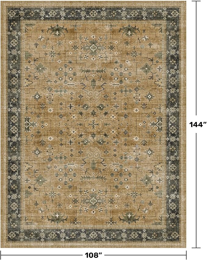 Warm Taupe Sage 9x12 Living Room Rug - Image 2