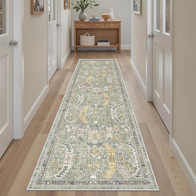 Madane Hallway Runner Rug 2x8 Washable Kitchen Rugs Non-Slip, Soft Ultra-Thin - Image 2