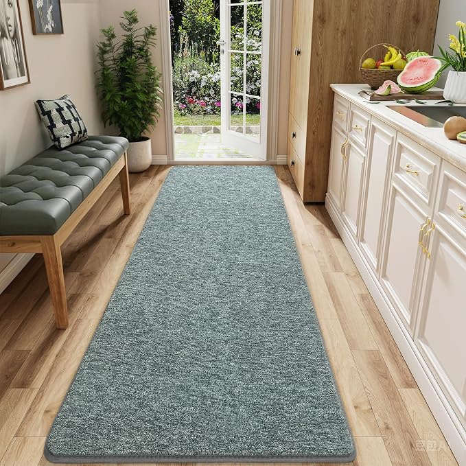 2x8 Runner Rug for Hallway, Long Runner Rugs Non Slip, Non Slip Backing Runners by AROGANAREARUG