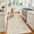 Madane Hallway Runner 3x8, Kitchen Rugs Washable Entry Rug, Soft Low-Pile by Madane