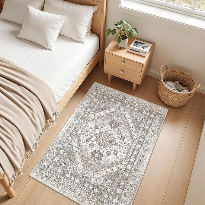 2x3 Rug Non Slip, Small Washable Entryway Rug, Runner - Image 9