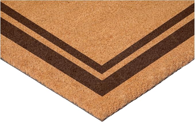 Calloway Mills 152982436E Brown Border 24" x 36" Monogram Doormat - Image 6