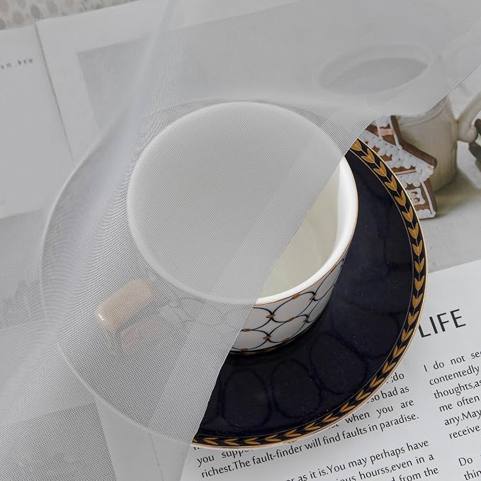 Chyhomenyc Light Grey Sheer Valance - Image 7