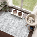 3x4 Rugs for Entryway, Washable Area Rug, Neutral Rug, Stain Resistant Indoor by Restydon
