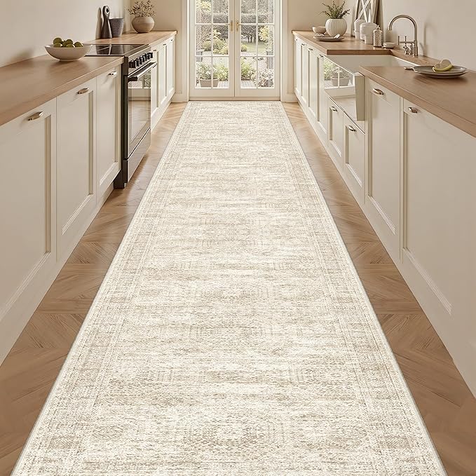 3x20 Runner Rug Non Slip, Washable Hallway Runner Rug, Living Room, Dining Room - Image 3