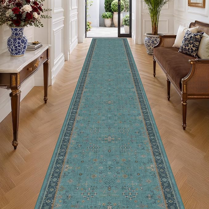 Boho 3x20 Extra Long Hallway Runner Rug by HazoHaus