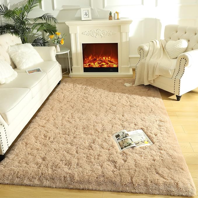 LOCHAS Area Rugs Fluffy Living Room Carpets - Image 3