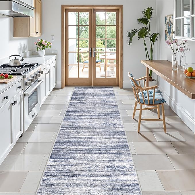 2x8 Runner Rug Non Slip, Washable Hallway Runner Rug, Nursery Room, Soft Runner by Restydon