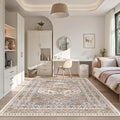 6x9 Area Rugs for Living Room Vintage Washable Rug, Non-Slip Backing Large Area by Restydon