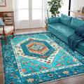 SERISSA 5x7 Washable Non Slip Boho Area Rug by SERISSAHomeDecorCollection