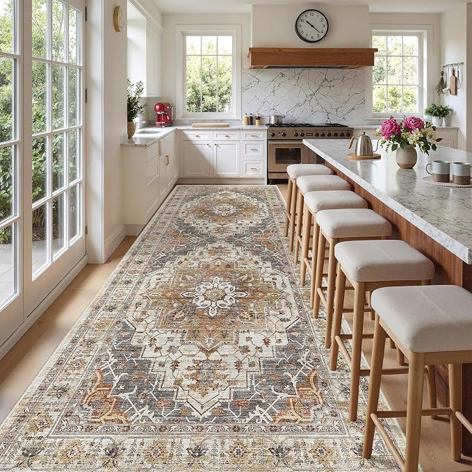 Madane 4x10 Wide Hallway Runner Rug Washable - Image 2