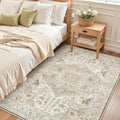 Madane Area Rug 4x6 Washable Rugs Vintage by Madane