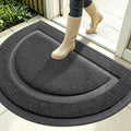 OLANLY Half Circle Front Door Mat Outside 35x23 All-Season Rubber Doormat | by OLANLY