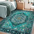 SERISSA 4x6 Washable Non Slip Boho Area Rug by SERISSAHomeDecorCollection