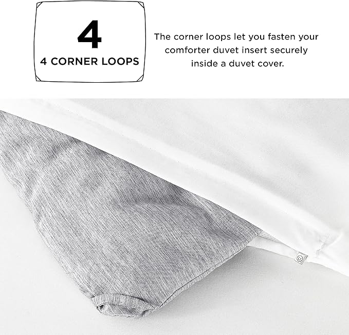 Bedsure Full Comforter Set - Grey Soft Bedding for All Seasons, Cationic Dyed Bed Set, 3 Pieces, 1 Full Size Comforter (82"x86") and 2 Pillow Shams (20"x26"+2")