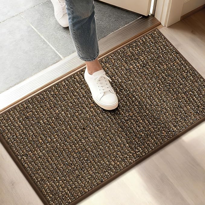 BEQHAUSE Dirt Trapper Door Mat 17" x 30", Non-Slip Doormats, Dirt Resist and by BEQHAUSE