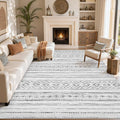 cotiled Boho 10x14 Area Rug for Living Room: Large Moroccan Washable Rug | by COTILED