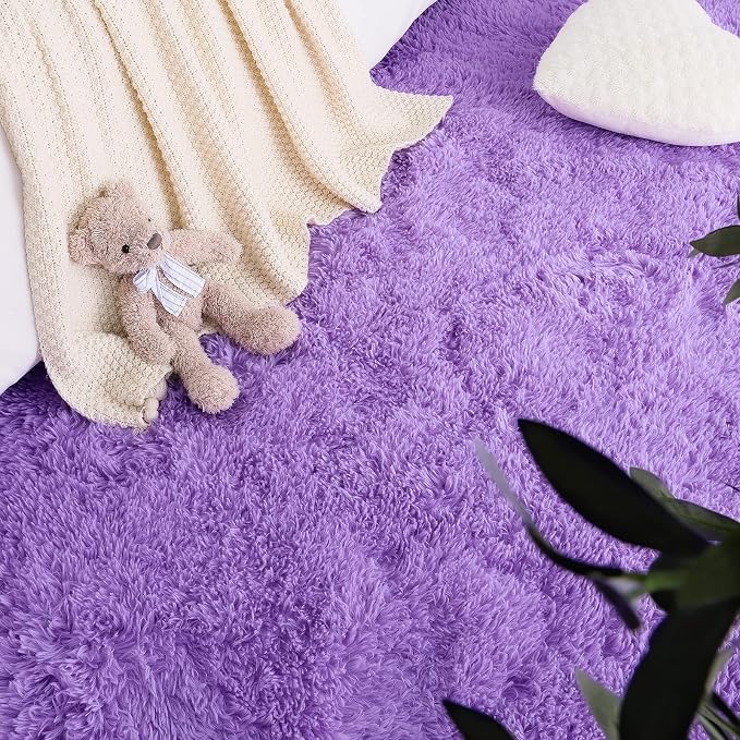 LOCHAS Area Rugs Fluffy Living Room Carpets - Image 6