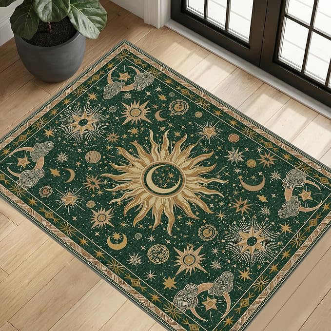 Vacuum-Friendly, 2x3 Washable Area Rug by meejou