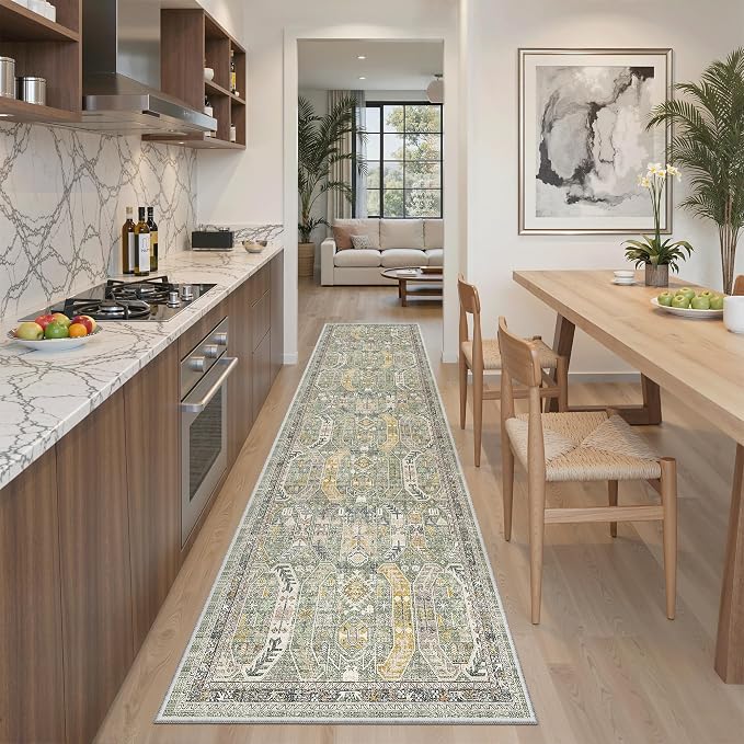 Madane Hallway Runner Rug 2x8 Washable Kitchen Rugs Non-Slip, Soft Ultra-Thin - Image 3
