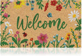 Coir Welcome Mat, 24 x 36 in | 100% Natural Coir, Anti-Shedding, Durable PVC by AmaruDoorMats