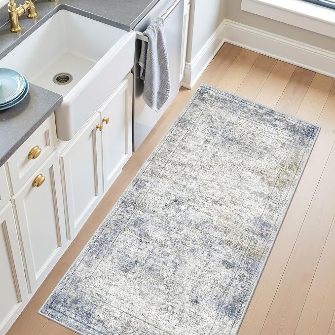 2x4 Rug Runners for Hallways Non Slip, Nursery Room, Soft Runner Rug, Stain - Image 5