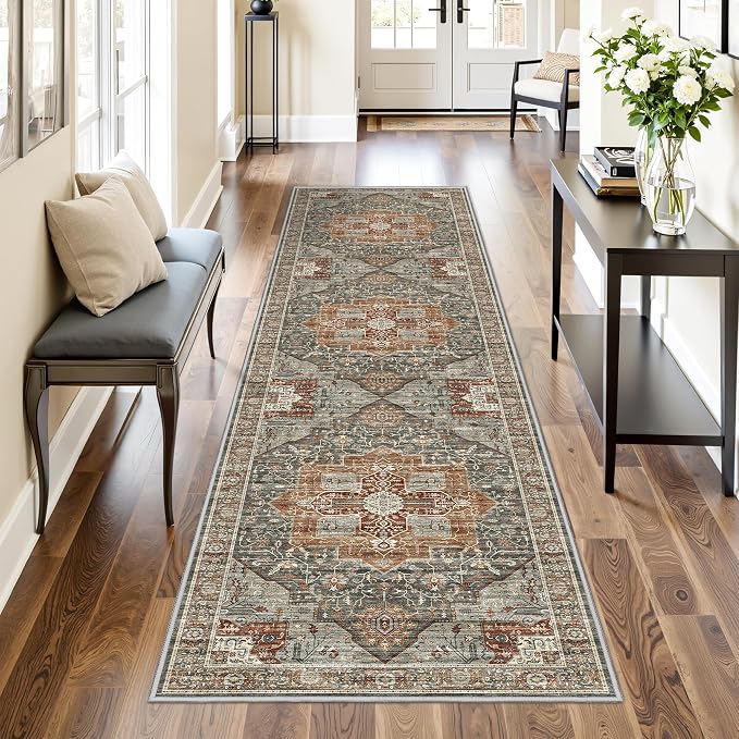 Kitchen Runner Rug Non Slip Washable Rugs 2.5x8, Carpet Runner - Image 3