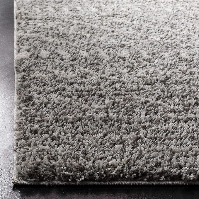 SAFAVIEH Arizona Shag Collection Accent Rug - 3'2" x 5', Brown & Ivory, Moroccan Design, Non-Shedding & Easy Care, 1.6-inch Thick Ideal for High Traffic Areas in Foyer, Living Room, Bedroom (ASG741B)