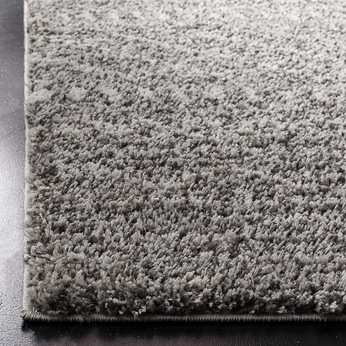 SAFAVIEH Arizona Shag Collection Runner Rug - 2'3" x 10', Brown & Ivory, Moroccan Design, Non-Shedding & Easy Care, 1.6-inch Thick Ideal for High Traffic Areas in Living Room, Bedroom (ASG741B)