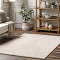 nuLOOM Nia Beige Geometric Washable Area Rug by nuLOOM
