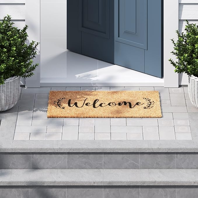 Barnyard Designs Front Door Welcome Mat | Printed Polyester Outdoor Rug - Image 5