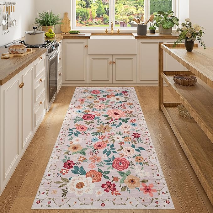 DUKINO 3x7 Kitchen Runner Rug, Washable Rug - Image 4