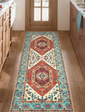 SERISSA 2x5 Washable Non Slip Boho Runner Rug by SERISSAHomeDecorCollection