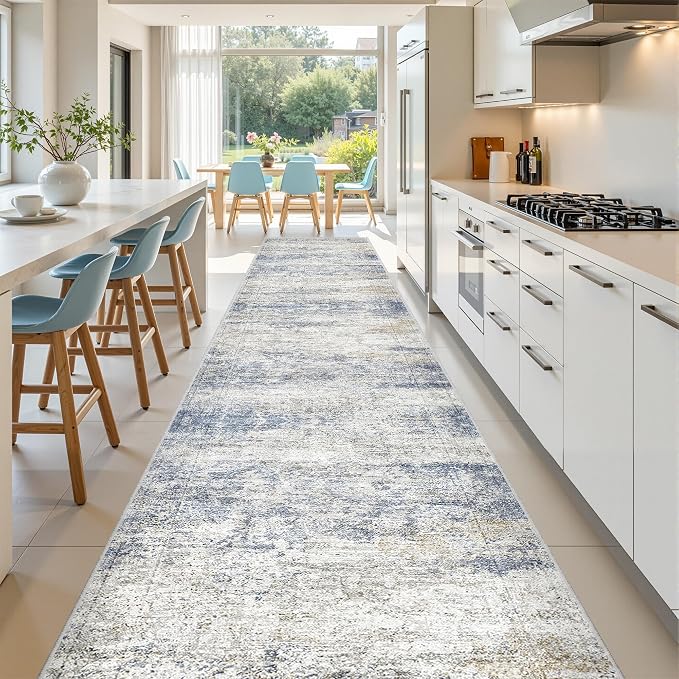 3x16 Runner Rug Non Slip, Washable Hallway Runner Rug, Living Room, Extra Long - Image 3