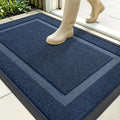 OLANLY Front Door Mat Outside 35x23, All-Season Heavy-Duty Rubber Doormat | Blue by OLANLY