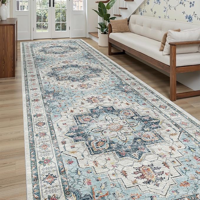 Madane 4x12 Wide Hallway Runner Rug Washable - Image 2