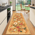 DUKINO 2.6x8 Runner Rug, Washable Runner Rug by DUKINO