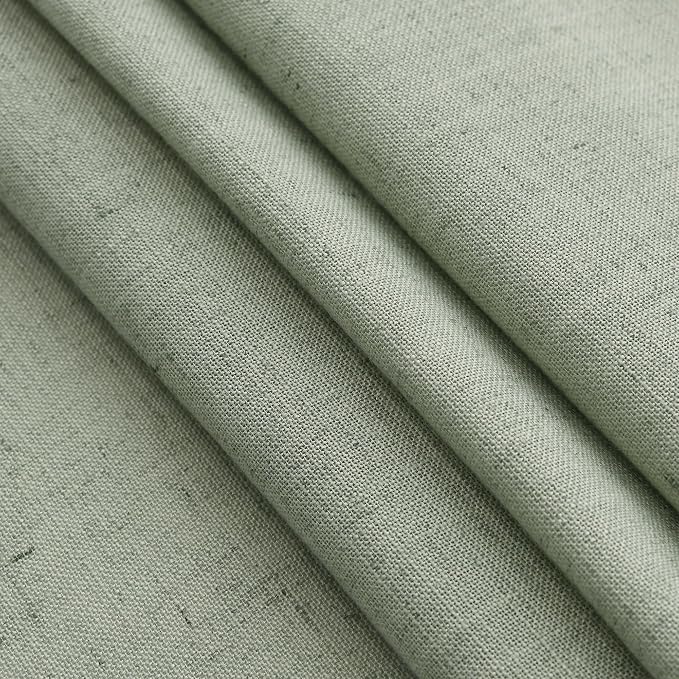 Desert Sage Linen Curtains 63 Inches Long 2 Panel Sets - Image 7