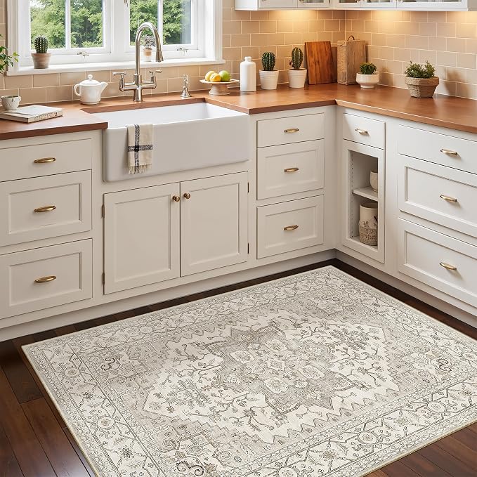 Madane Washable Entry Rug 3x4 Area Rugs - Image 3