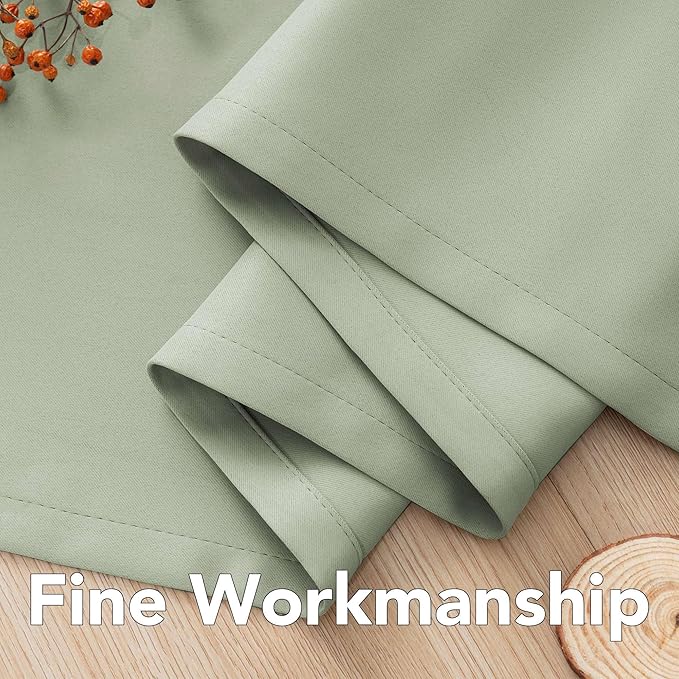 H.VERSAILTEX Window Treatment Blackout Thermal Insulated Room Darkening Solid - Image 6