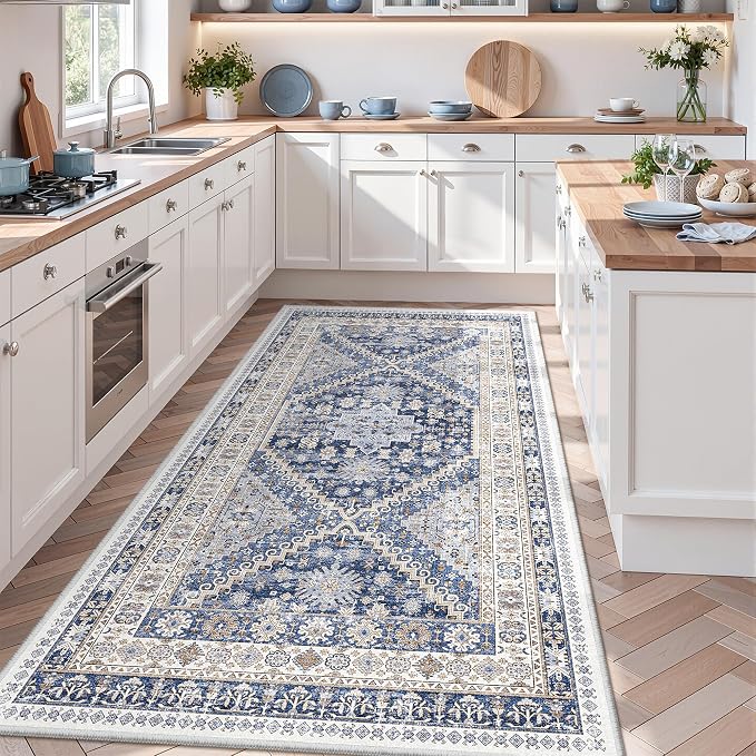 4x8 Rug Non Slip, Washable Hallway Runner Rug, Nursery Room, Soft Runner Rug - Image 5