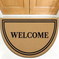 OLANLY Half Circle Front Door Mat, Low Profile Doormat, Stain and Fade Resistant by OLANLY