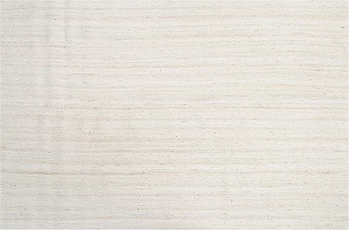 Hausattire Hand Woven Jute Braided Rug, Off White | 100% natural jute, by Hausattire