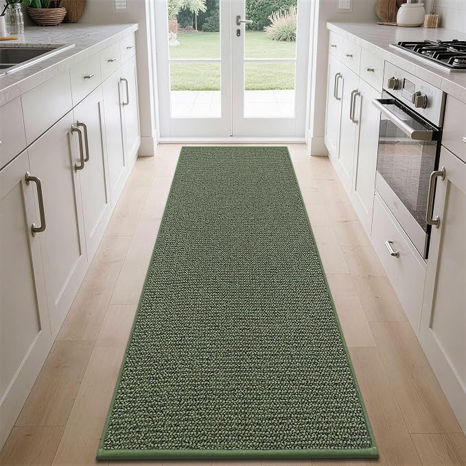 BEQHAUSE Kitchen Runner Rugs 32"x84", Kitchen Mats by BEQHAUSE