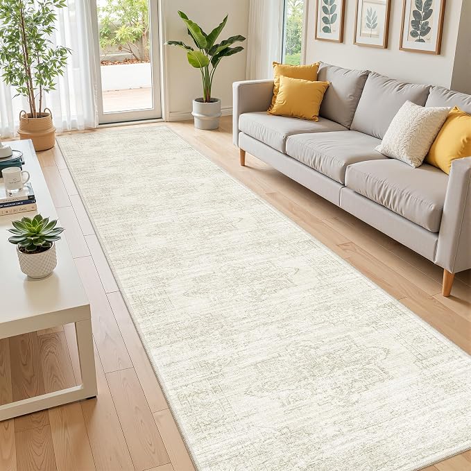 2x12 Runner Rug Non Slip, Washable Hallway Runner Rug, Laundry Room, Soft - Image 3
