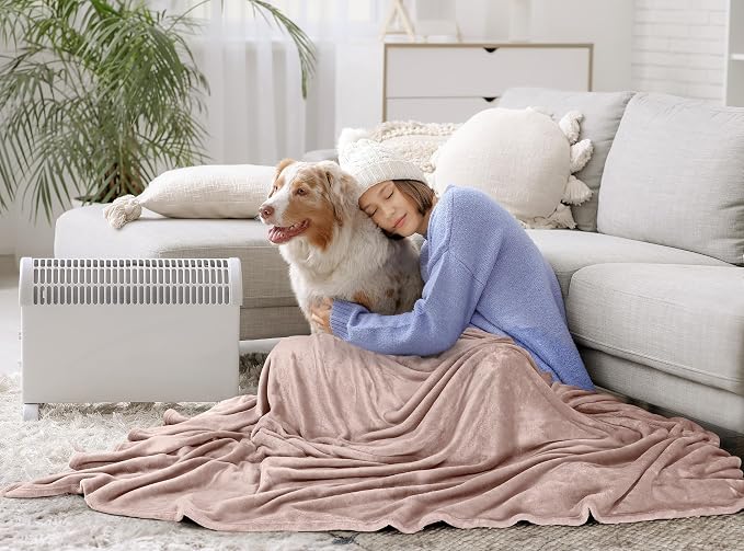 Utopia Bedding Soft Fleece Bed Blanket Twin Size Rose Pink | Microfiber Plush - Image 7