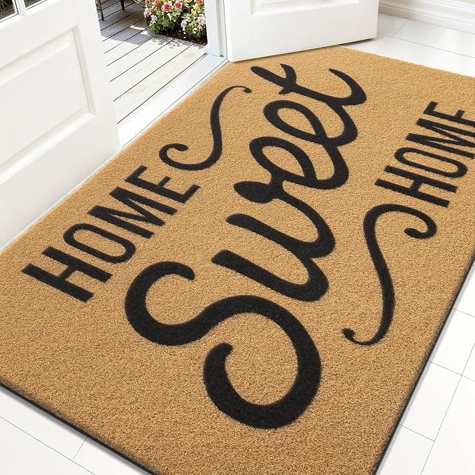 OLANLY Front Door Mat, Low Profile Doormat, Stain and Fade Resistant, by OLANLY