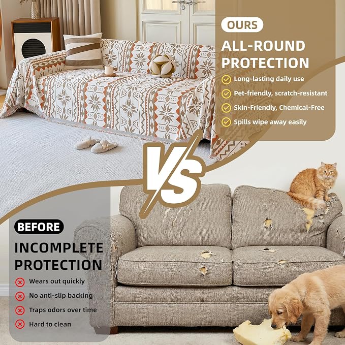 Couch Cover for Dogs Washable Sofa Cover, Sectional Couch Covers, Sofa Covers - Image 11